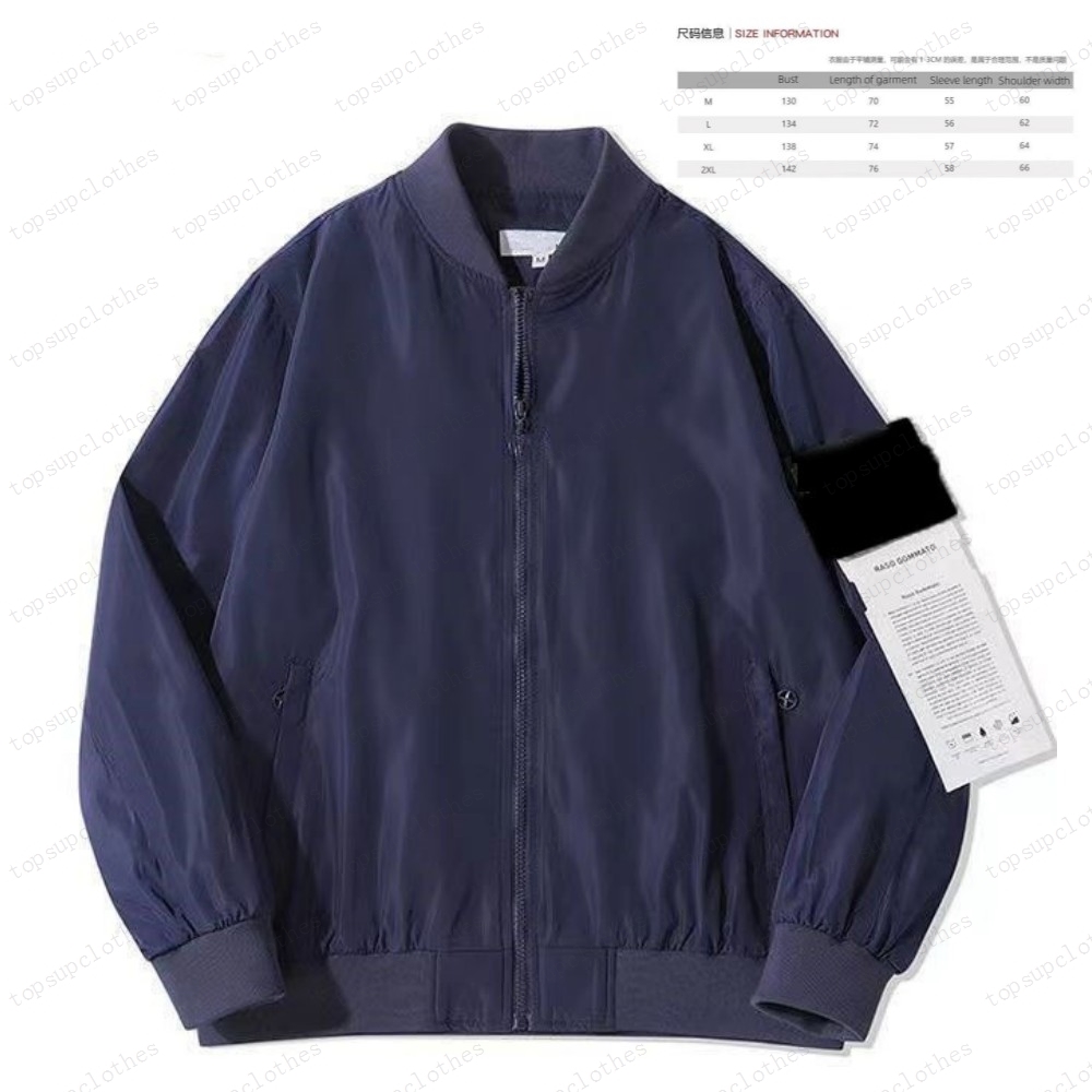 

Europe mens jacket retro classic street jackets men nylon fabric Arm letter embroidery OEM Double pocket design waterproof overshirt EV67