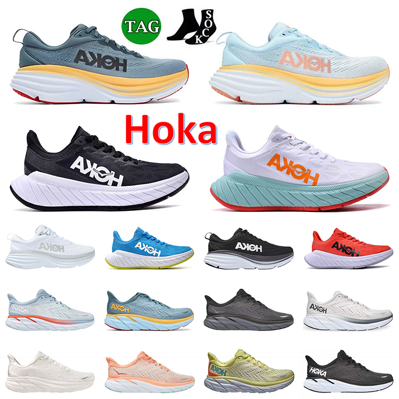 

Designer Hoka Bondi 8 Running Shoes men women hokas one shoe clifton carbon x2 Kawana Challenger ATR 6 trainers runner sports sneakers jogging outdoor size 36-45, 10