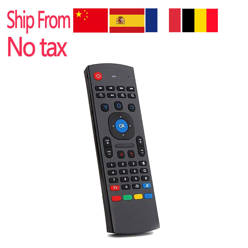 

Ship From Europe MX3 Wireless Keyboard Air Mouse 2.4GHz X8 Remote Control IR Learning for Android tv BOX Without Microphone