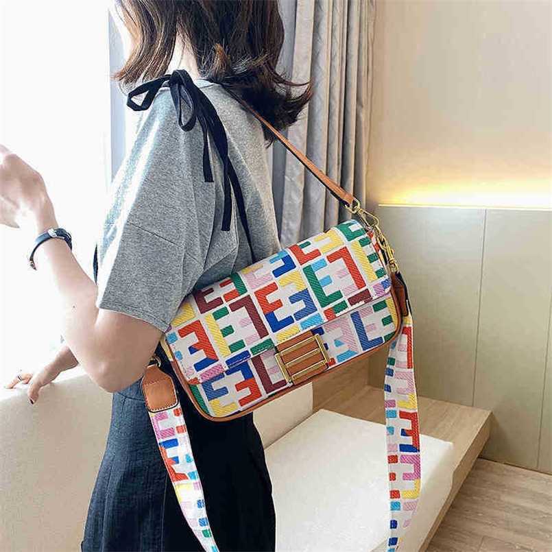 

Clearance Outlets Online Handbag Foreign style women's version tide red chain messenger one color canvas underarm sales, Color tycoon