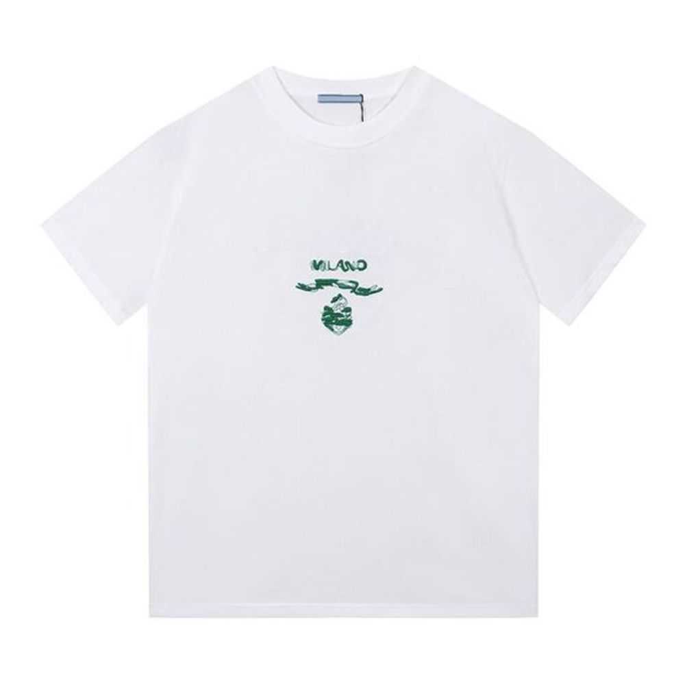 

T-shirt Summer Mens Womens Luxury Short Sleeves Fashion Tee Pure Cotton High Quality Shirts Leisure Classic Pattern Size -xxlm7z4, No.1