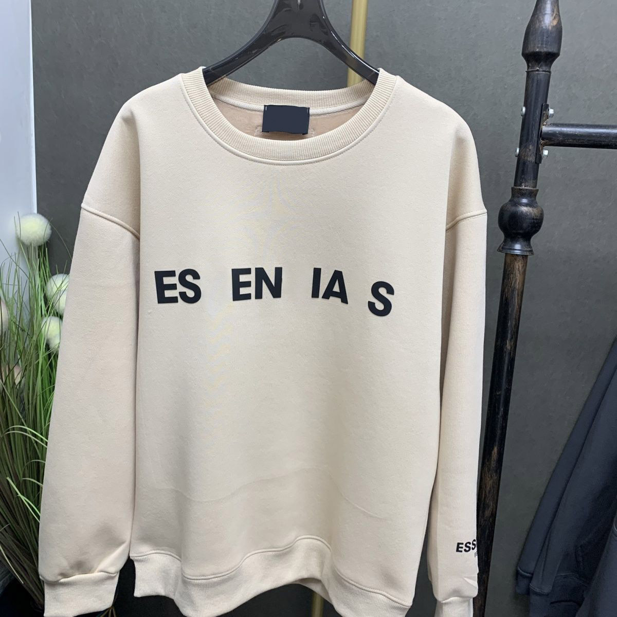 

America Luxury Designer Hoodie Mens Sweatshirts Pullover Jumper Cotton O-Neck Jersey Sweater with Mirror Print Hoodys Pull Femme Essential for Woman Long Sleeve, Ess5