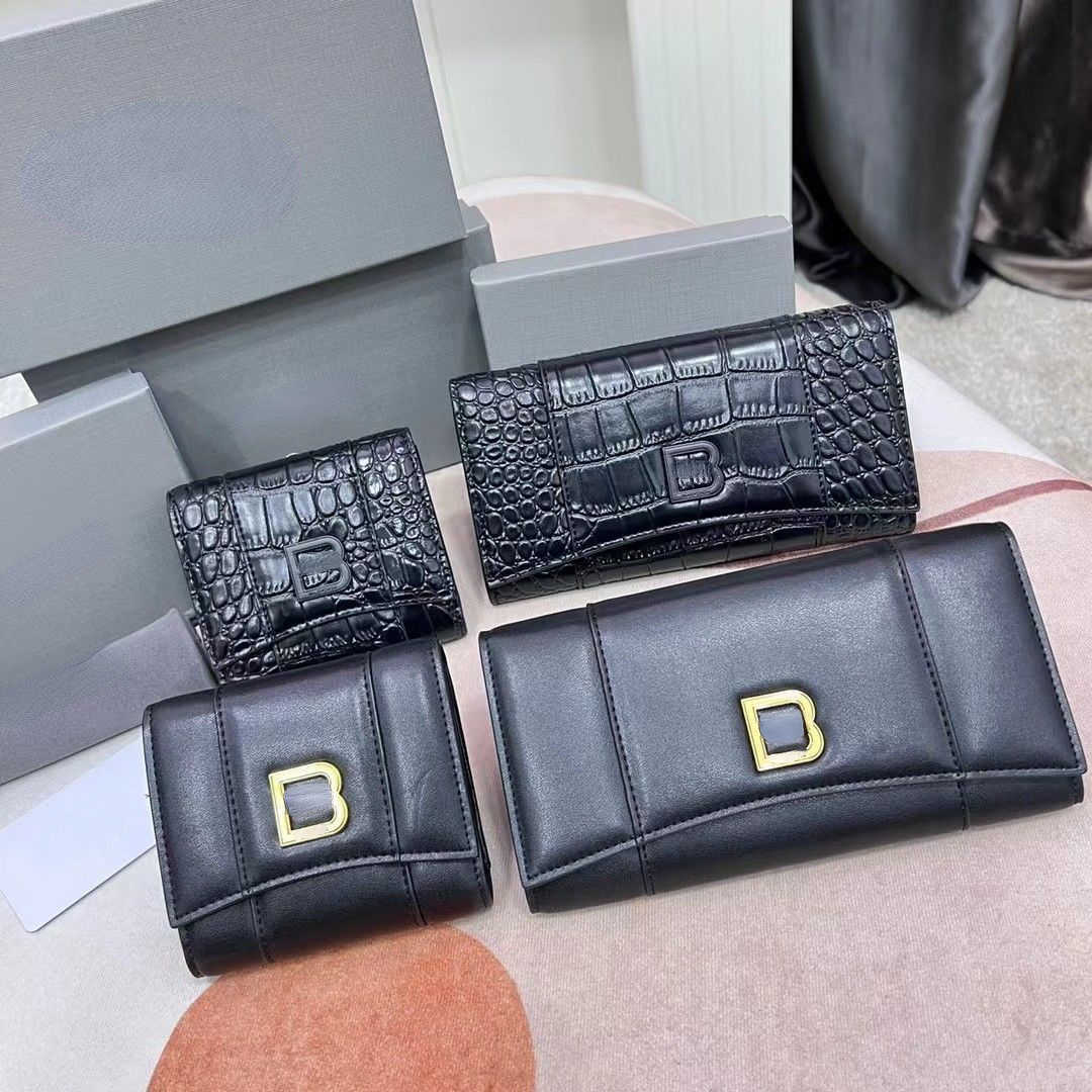 

Luxury Designer Change Purse Card pack Handbag New Bale Pattern Long and Short Women's Multi-function Customized Star Wallet Female Card Bag Factory Direct Sale, Plain short