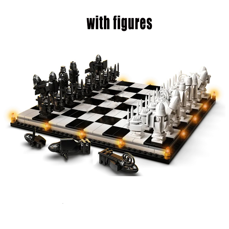 

Blocks Film 76392 Wizard Chess Final Challenge Interactive Game Building Knight Role Playing Christmas Birthday Gift 230213