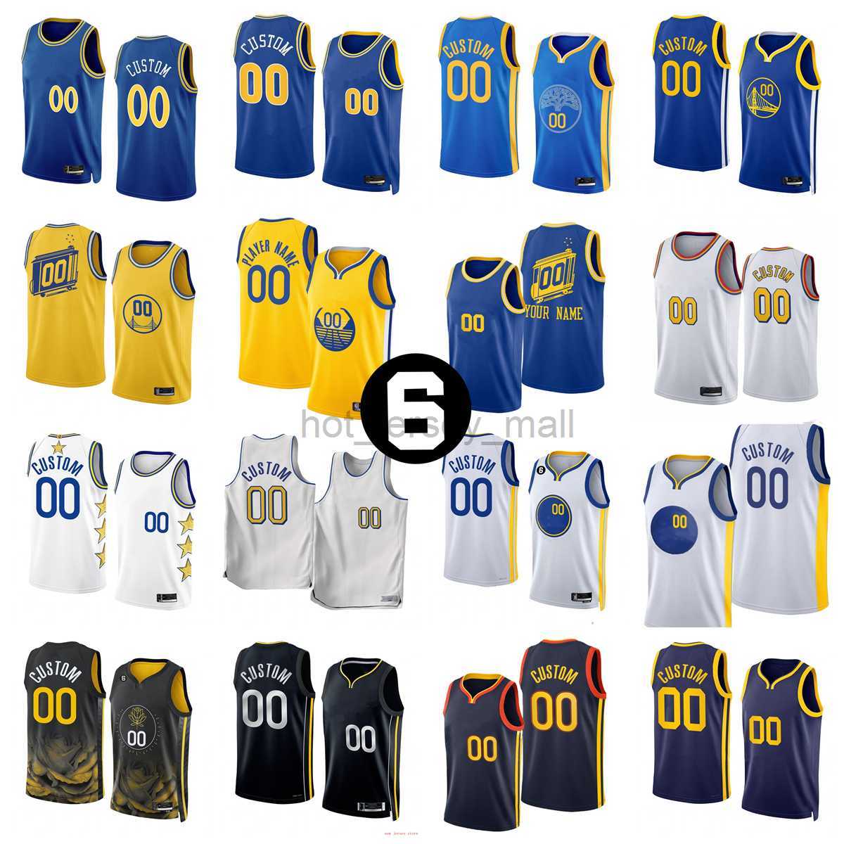 

Custom Printed 2023 Golden State''Warriors''Man Basketball Jerseys Curry Thompson Wiggins Green Wiseman Kuminga Moody Poole Green Looney Baldwin Payton II Lamb