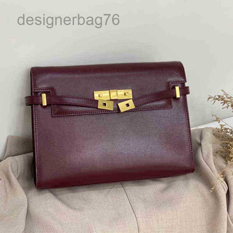 

outlet Handbag Paris Designer Brand Fashion Chain Hands Tassel Shoulder Bag Siant Lourent Manhattan Niki Women's Trendy Leather Retro Versatile Lady KALD, Black