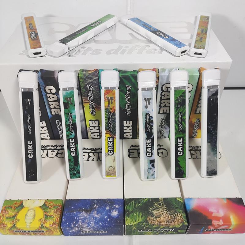 

Cake Disposable Vape Pen cake bar 1ml Electronic Cigarettes pods Vaporizer Pod Rechargeable Battery 1ml Starter Kit Disposables Vapes Cartridges Oil Carts