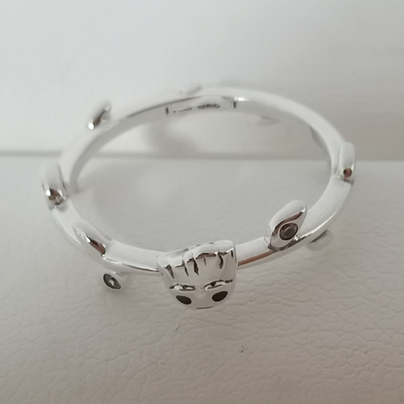 

Baby Grot Leaf Ring 925 Sterling Silver Pandora Dangle Moments for Fit Charms Beads Bracelets Jewelry 192566C01 Annajewel