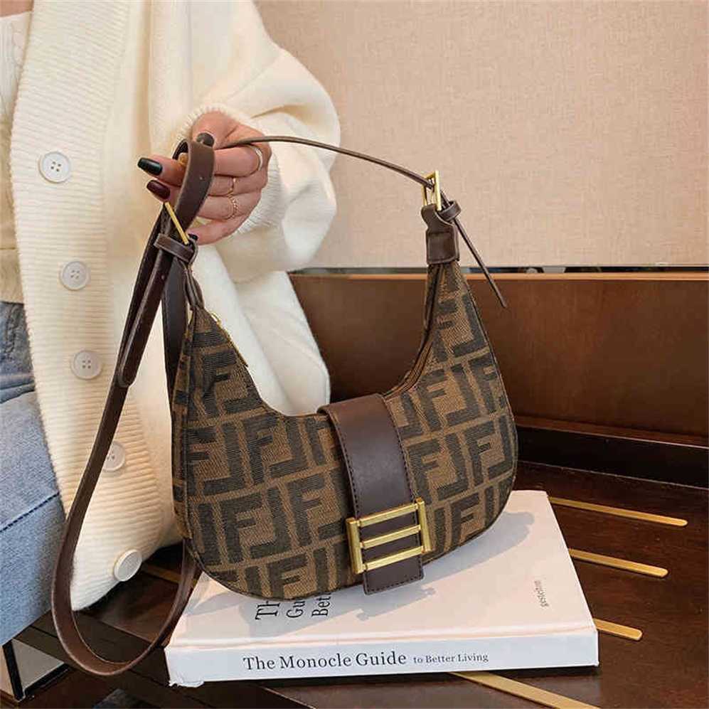 

80% Off bags Outlet Store Handbag club French crescent single cross armQXLZ sales