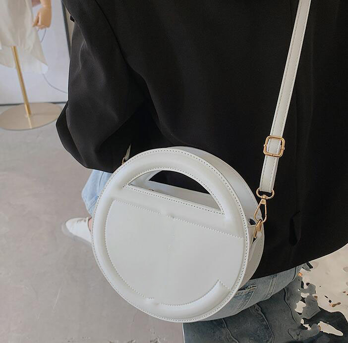 

Women bag Wallets teefar Small round bag New Fashion Portable Handbag Women Single Shoulder Messenger Bags PU, Red