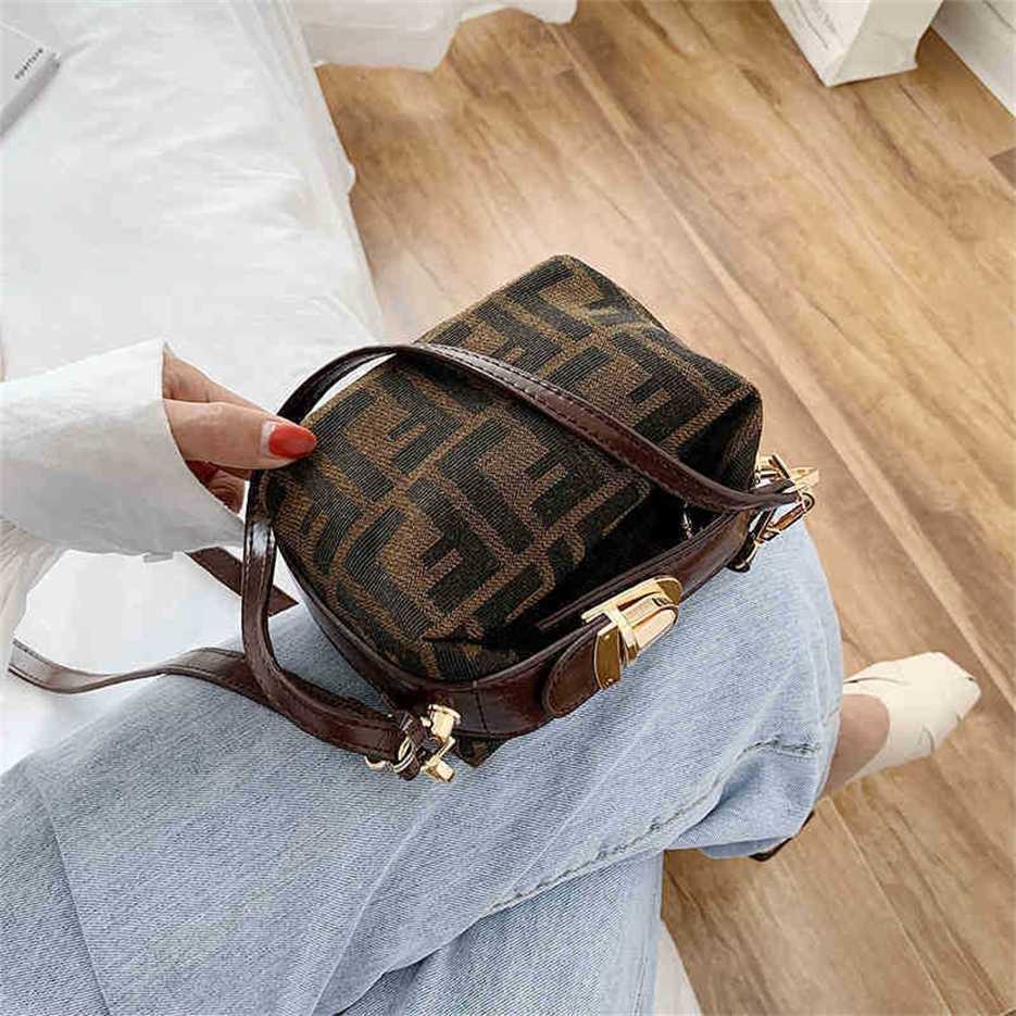 

80% Off Handbags Online USA Handbag Mini Hand version single diagonal advanced Boston women's pillow sales, Dark brown