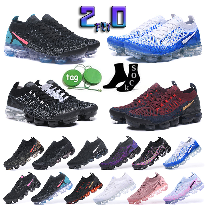 

Fly 2.0 Knit 3.0 Running Shoes Mens Sneaker Triple White Black USA Pink Oreo Glow Green Particle Grey Blue Fury Pure Platinum Men Women Trainers Sports Sneakers, 18