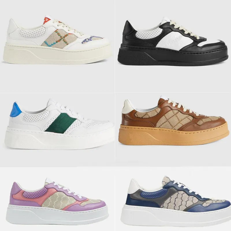 

With Box Designer Sneakers GG Shoes Guccie Designer Casual Shoe Tennis 1977 Sneakers Basketball Canvas Printing Embossing Mens Womens Retro C bC, 28