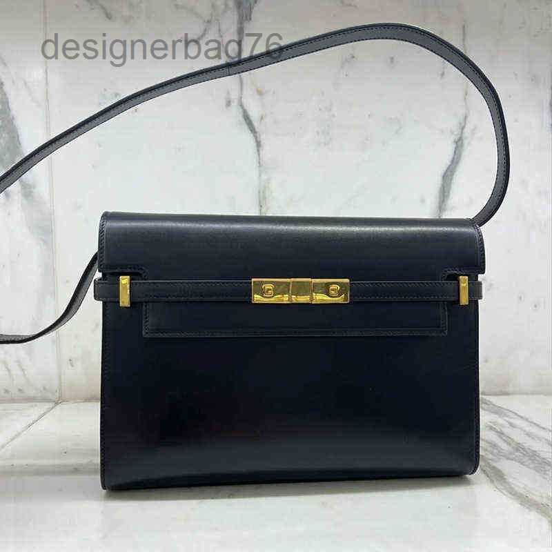 

Chain Hands Brand outlet Handbag Fashion Paris Designer Tassel Shoulder Bag Siant Lourent Manhattan Niki Women's Trendy Leather Retro Versatile Lady VIEM, Hand rubbed black small