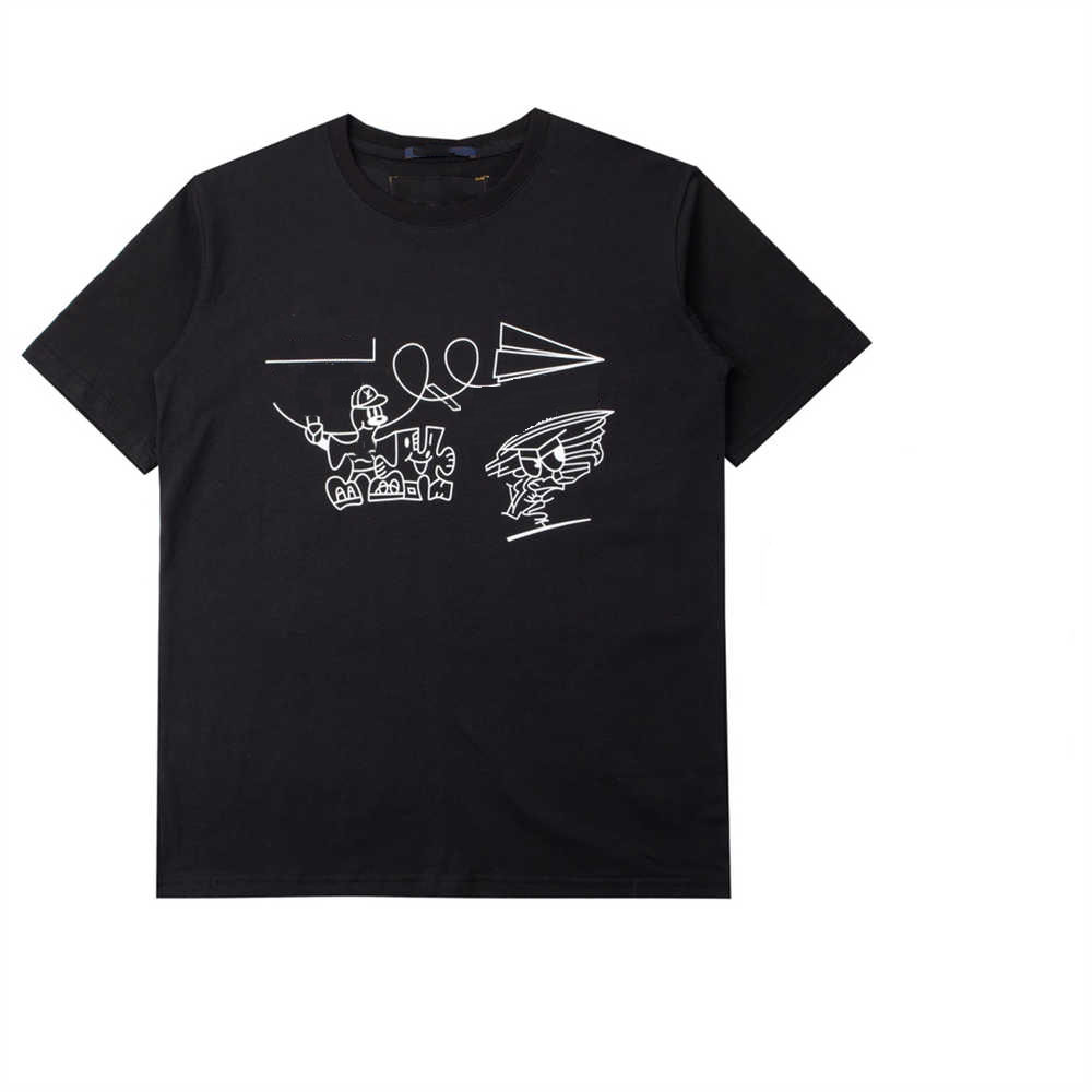 

designer Men's T-Shirts clothing jacket men's casual chest letter shirt clothing casual men's T-shirt Asian size -3XL