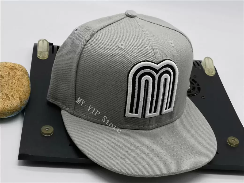 

Ready Stock 2021 Mexico Fitted Caps Letter M Hip Hop Size Hats Baseball Caps Adult Flat Peak For Men Women Full Closed