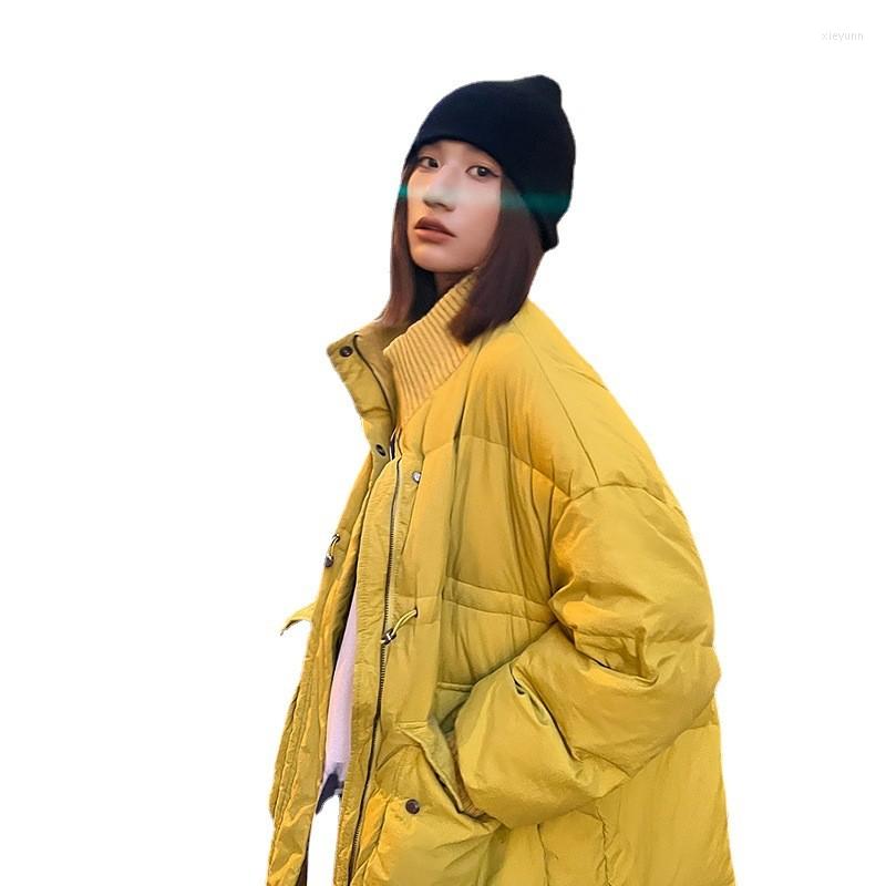 

Women's Trench Coats Fashion Lengthened Winter Jacket Women 2023 Korean Version Parkas Casual Women's Cotton Coat Thickened, Blue