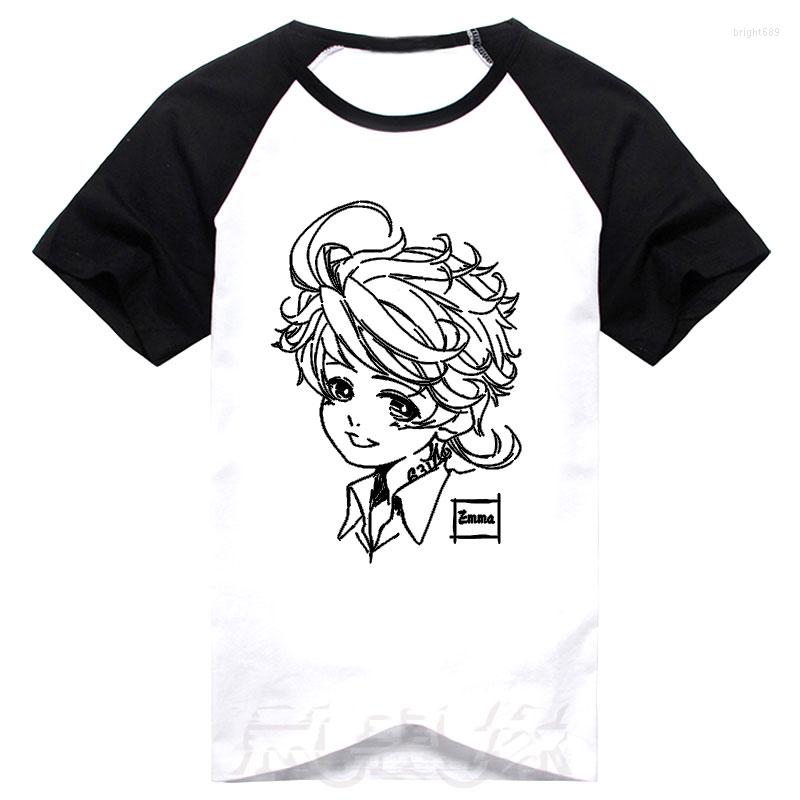 

Men' T Shirts Anime The Promised Neverland T-Shirt Emma Shirt Short-sleeved Tees, 10