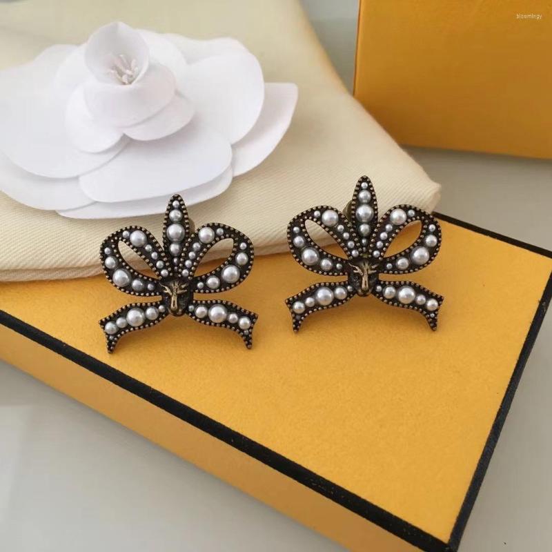 

Stud Earrings European And American Fashion Bow