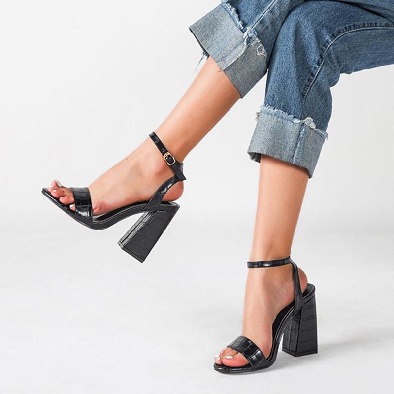 

Sandals 2023 Summer Luxury Shoes Women Designers Wedding Black Green Solid Color Pumps Office Big Size 35-42, Dark green