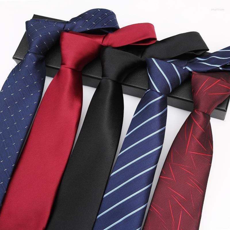 

Bow Ties Classic 8 CM For Men Business Wedding Party Necktie High Quality Dress Suit Striped Tie Men's Gift Smal22