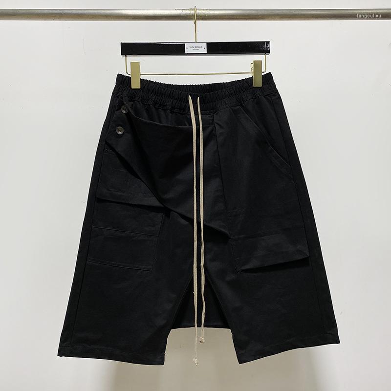 

Men' Shorts Elastic Zipper Large Pocket Black Harlan Off Shift ' Fashion Pants For Men
