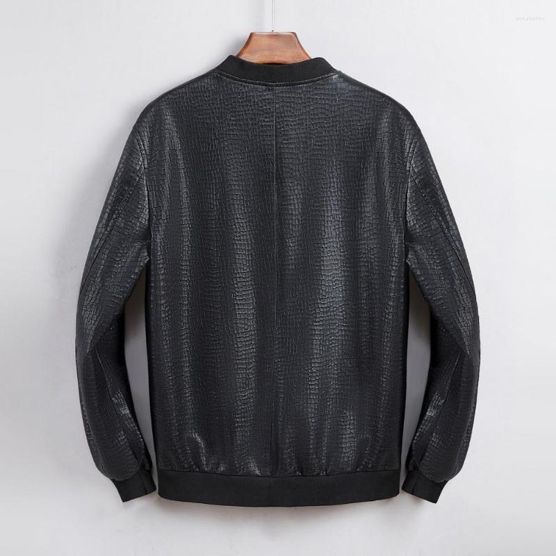 

Men's Jackets Men Coat Ribbing Bottom Male All Match Retro Ribbed Cuff Outerwear For Trip, Black