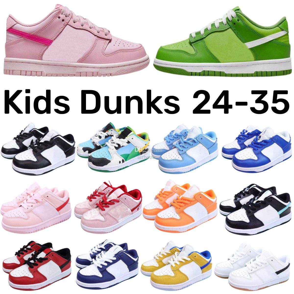 

Shoes Kids low dunks boys Sports dunke sb Girls baby sneakers designer trainers Running basketball shoe chunky black kid youth toddler infants triple pink H2Kk#