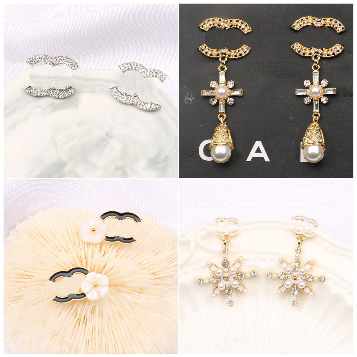 

Designers Womens Designer Brand Letter Earrings Ear Stud Women Crystal Pearl Elegance Temperament Simple Ladies Wedding Party Jewelry Accessories Gift Box