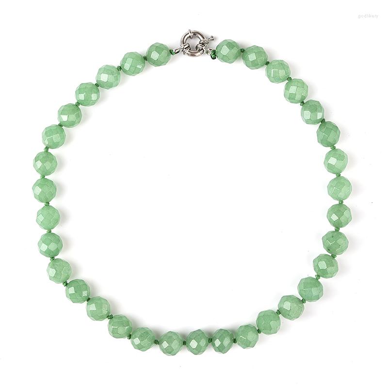 

Choker 18 Inches Green In The Transparency 1-2 M-m Do N G Ling Jas-per Necklace Fastness Color Fashion Women's Bracelet&bangle
