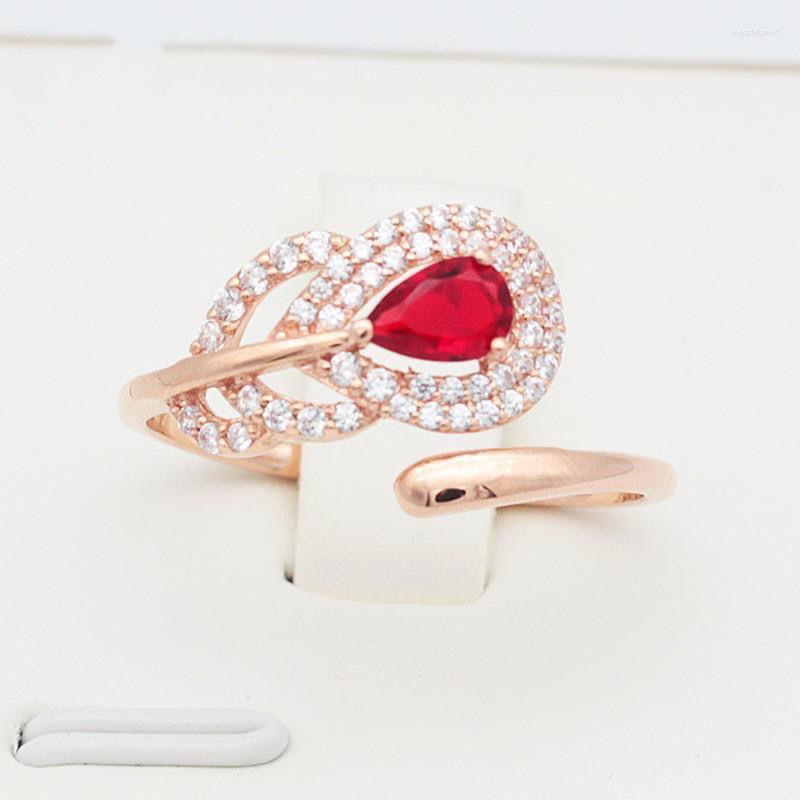 

Cluster Rings Designer Original Silver Inlaid Ruby For Women Adjustable Fashion Light Luxury Court Style Wedding Engagement Jewelry