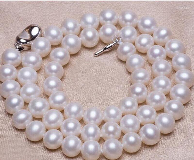 

Chains 18" 22" 24" 36" 9.5-10mm Natural White Pearl Akoya Cultured Necklace