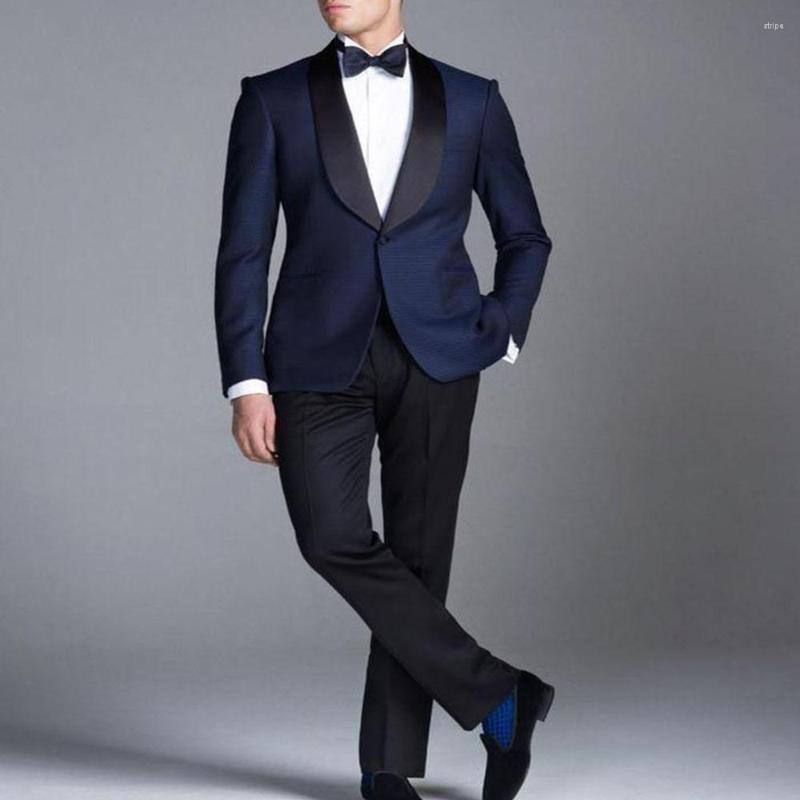 

Men's Suits Thorndike Men Bussiness Casual Wedding Groom Party 2 Pieces Male Blazer Sets Fashion Slim Fit Men's Costume (Blazer Pants), 14