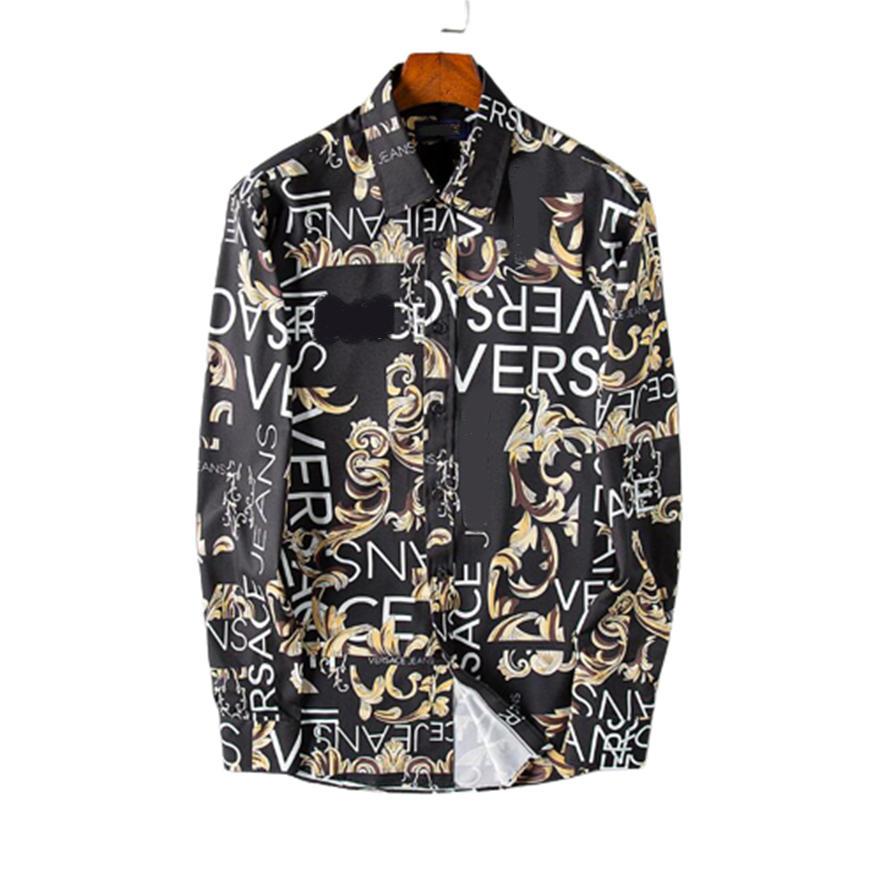 

designer Mens Dress Shirt casual Slim Silk T-shirt Long sleeve Casual business clothing plaid men asian szie xxl xxxl#256, Customize