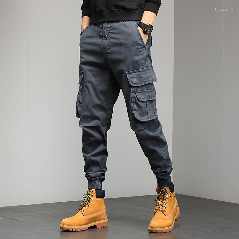 

Men's Pants 2023 Mens Spring Pant Warm Casual Pocket Plus Size Cargo Loose Long Fashion Trouser Autumn Brushed Worker Baggy Men, Army