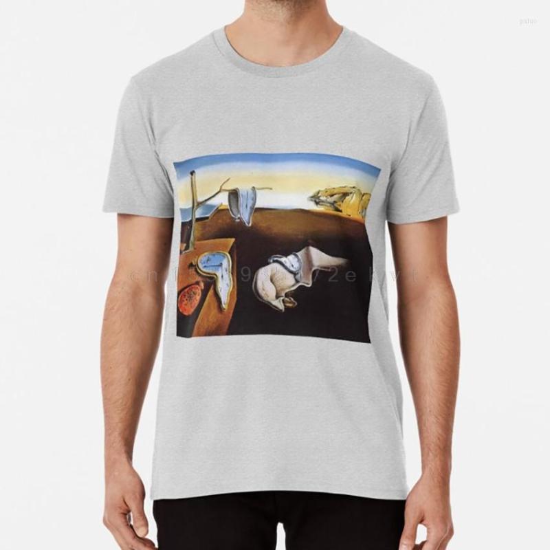 

Men's T Shirts The Persistence Of Memory - Salvador Dali Shirt Acid Cool Weird Fun Surrealism Surrealist, Black