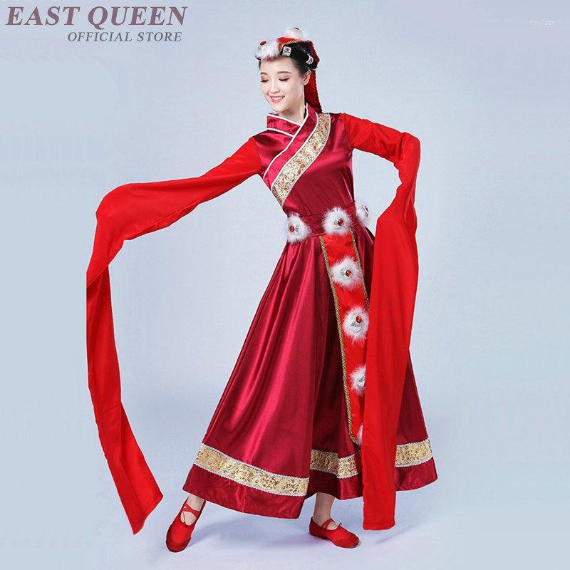 

Stage Wear Mongolian Costume Clothes Chinese Folk Dance Costumes Clothing Dress Performance 4160