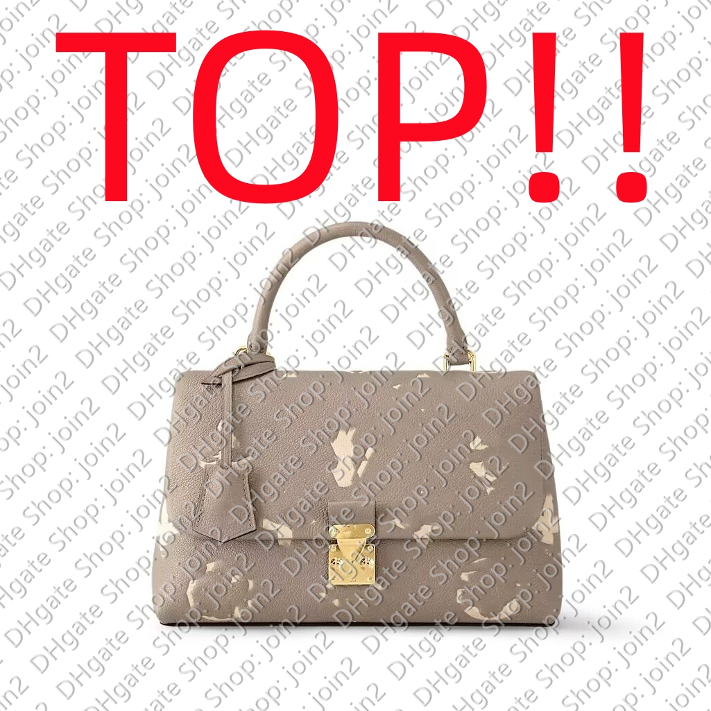 

TOP. M46041 MADELEINE MM Business Tote Bag // with dust bag//, Dove gray / beige
