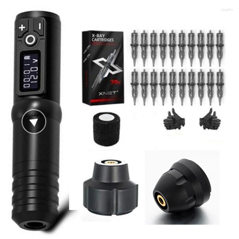 

Tattoo Machine 2023 Arrival Ambition Flash Wireless Pen 1650mAh Lithium Battery Power Supply Standard Cartridge Needle Kit