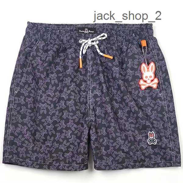 

Mens Fashion Beach Pants Skull Rabbit Psycho Bunny Surf Shorts Quick Dry European and American Style 7 KUQI, Customize