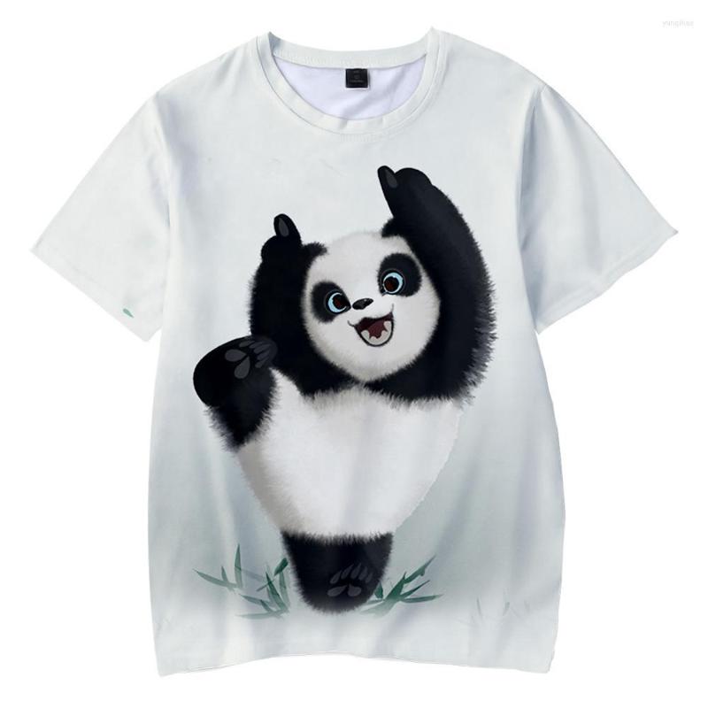 

Men's T Shirts Summer Foreign Trade Product Cute Panda Series 3d Digital Printing Short-sleeved T-shirt Loose Adult Boy Child Short, Pink