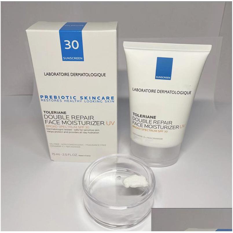 

Bb Cc Creams Brand Cream Prebiotic Skincare Toleriane Double Repair Face Moisturizer And Sunsn Uv 75Ml Drop Delivery Health Beauty Dh6Np, White