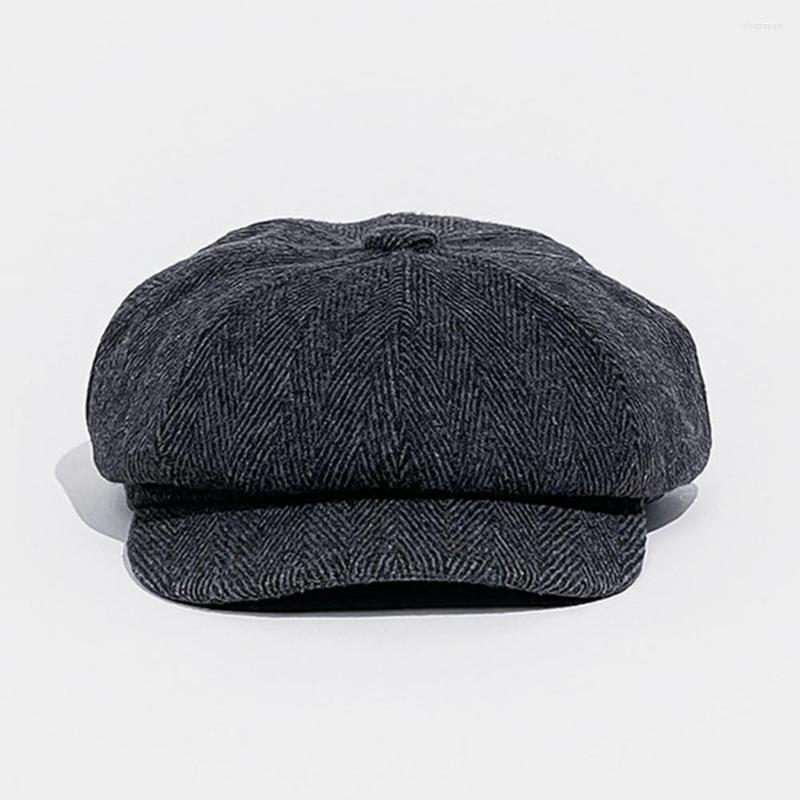 

Berets Beret Cap Comfortable Men Sboy Hat Decor 3 Colors, Coffee