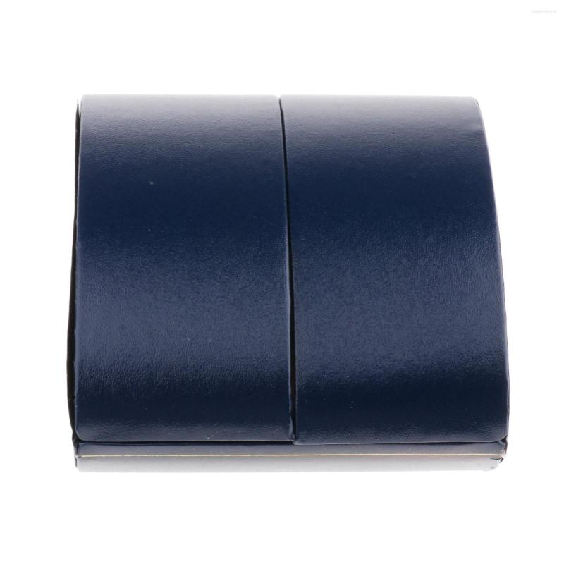 

Watch Boxes Men Single Portable Slot Case Interior Cushioned Jewelry Gift