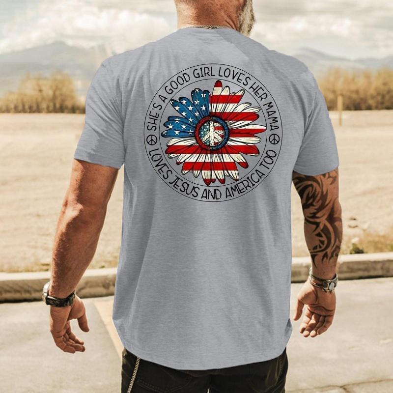 

Men' T Shirts Distressed Partial Independence Casual Day Short Spring Neck Back And Sleeve Vintage Top Opaque For Men Mens Foil, Black