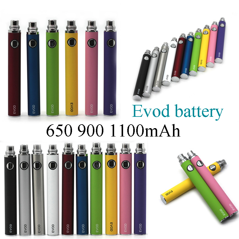

Evod Battery 650 900 1100 mAh E Cigarettes Vape Pen Preheating For 510 Thread Thick Oil Cartridges