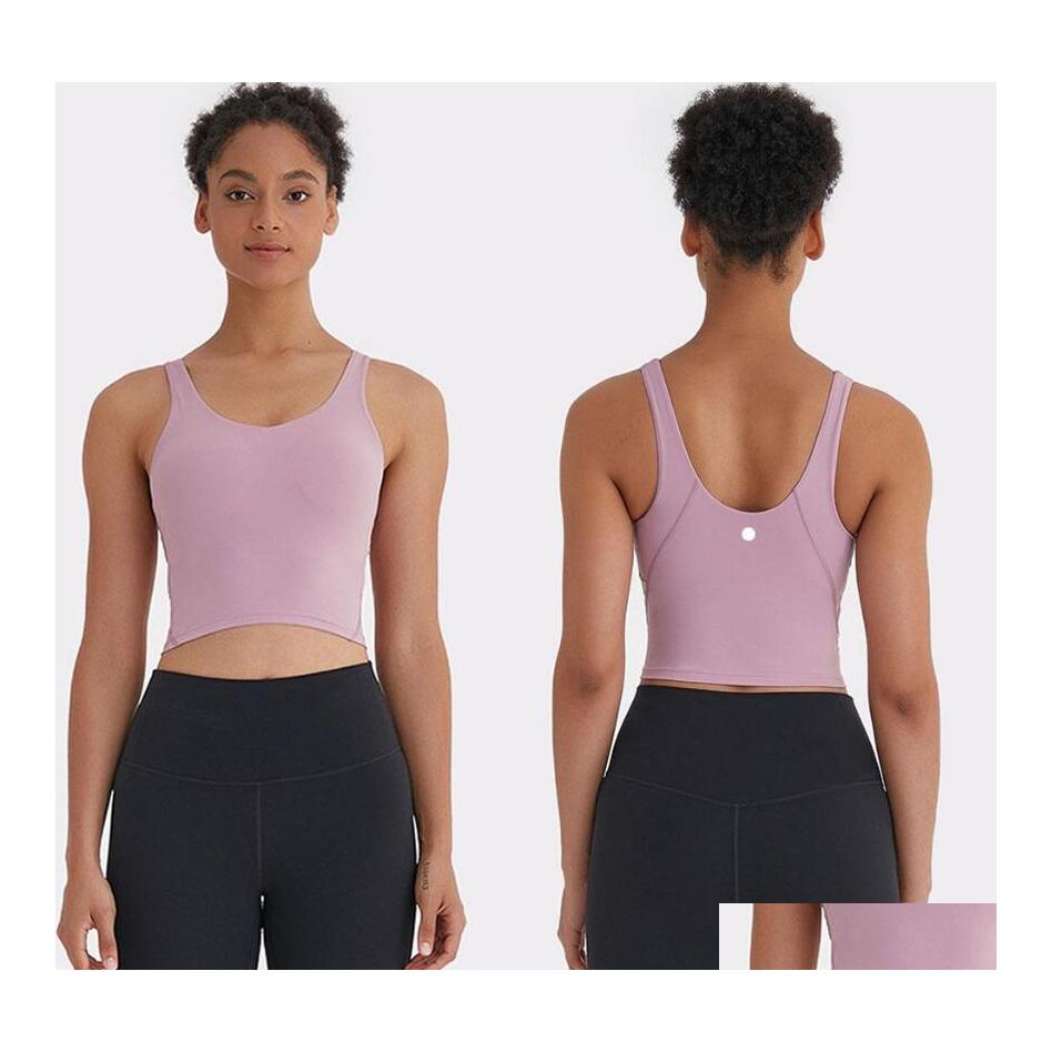 

Yoga Outfits Womans Sports Bra Bodybuilding All Match Casual Gym Push Up Bras Crop Tops Indoor Outdoor Workout Clothing L45 Drop Del Dhfpe
