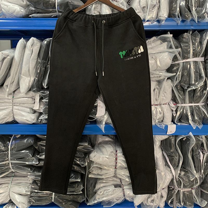 

Men' Pants 2023ss Trapstar Keep Warm Trousers Men Women Classic Letters Embroidered Cotton Sweatpants Outdoor Casual
