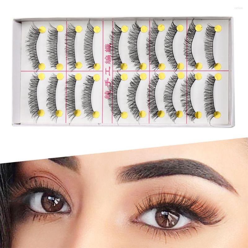 

False Eyelashes Beauty Handmade Eye Makeup Tools Woman Reusable Soft Extension Wispy Long
