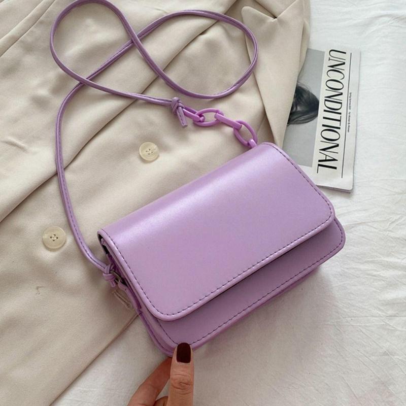 

Evening Bags PU Leather Shoulder Women Texture Embroidery Thread Crossbody Trend Handbags Phone Bag Female Sqaure Messenger, White